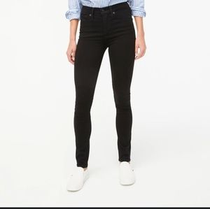 J. Crew Black Stretch High Rise Skinny Jeans 24